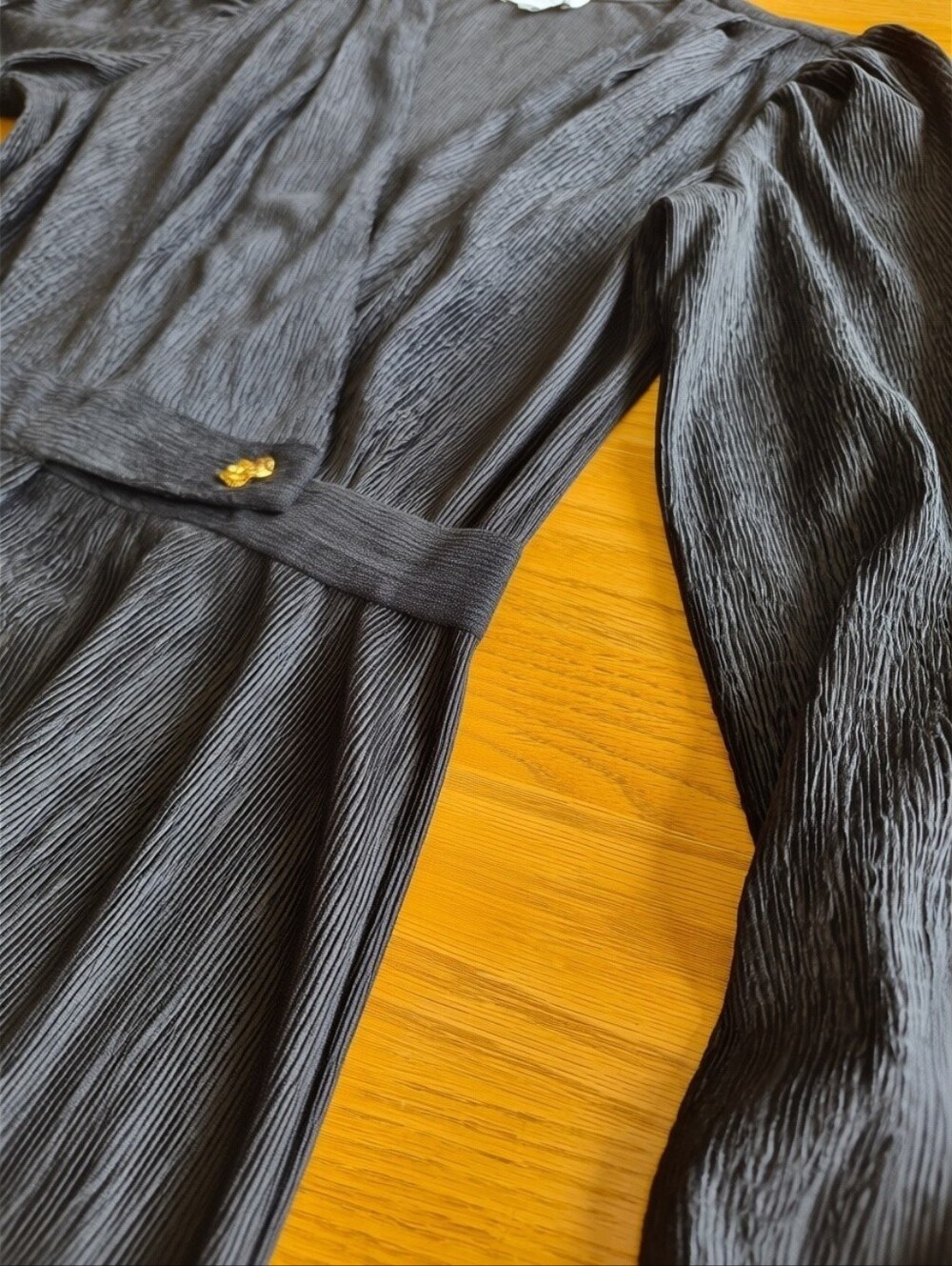 FRNCH Paris Jumpsuit Black Wide Leg M - Picture 6 of 16